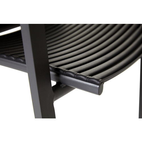 Cinas Gartenstuhl Mood Extreme aus Aluminium in Schwarz, Breite: 56,5 cm, Höhe: 84 cm - Bild 4
