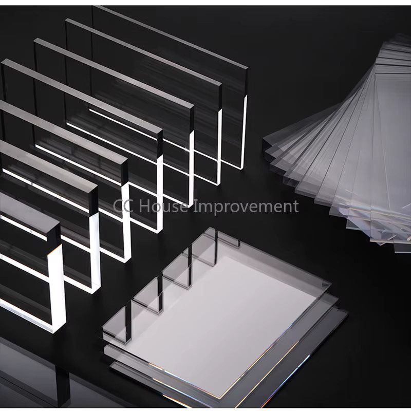 Transparente Acrylplatte als Glasersatz für Bilderrahmen, Displays und Malerei, Dicke: 1,0 mm - Bild 4