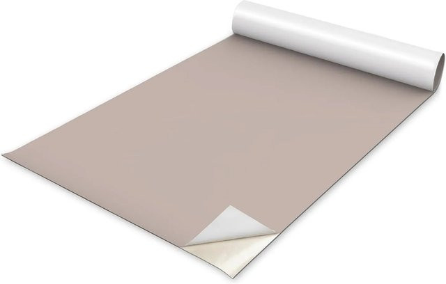 Tulup Möbelfolie Klebefolie für Schränke in Beige und Rosa, matt, Breite: 65 cm, Höhe: 130 cm - Bild 1