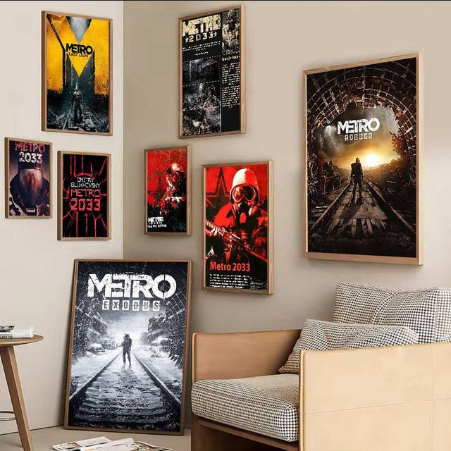 Beast Kingdom Anime Poster Retro Wandkunst in Mehrfarbig mit Klebefläche - Bild 1