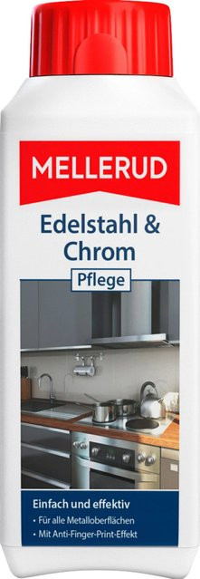Mellerud Edelstahl- und Chrompflege in Silber und Weiß, 250 g - Bild 1