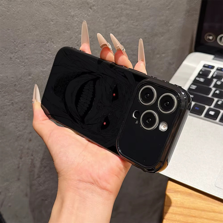 Anime Solos Levels Handyhülle mit niedlichem Herz-Seitenrahmen für iPhone 11 bis iPhone 17 Pro Max von Potdemiel - Bild 4