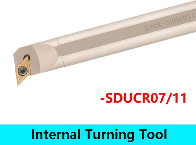 LIHAOPING CNC Drehmeißel SDUCR mit weißer Nickelbeschichtung für S10K-SDUCR07 S08K S10K S12M S14N S16Q S20R S25S - Bild 1