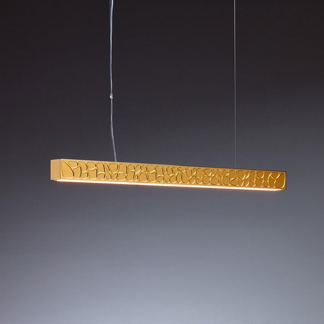 Tecnolumen PLZ 17 Theia LED-Pendelleuchte in Gold/Messing mit integriertem Tastdimmer und dim2warm Funktion - Bild 1