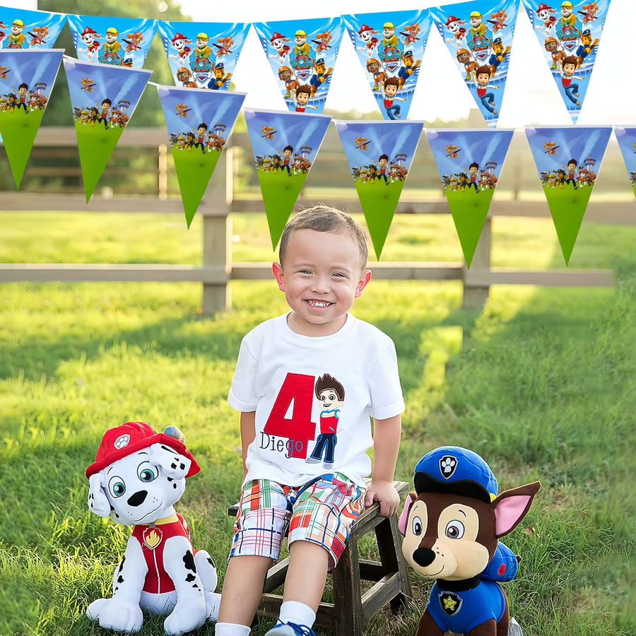 TAKARA TOMY Pokemon Pikachu Party Dekoration mit Dreieck Flaggen und Wimpel in Multicolor - Bild 1