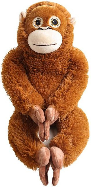 Binchi Fitness Orang-Utan Affenfamilie Plüschtier, 30cm, Braun - Bild 1