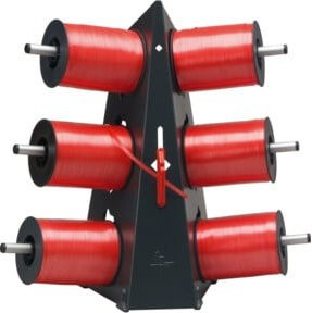 Rocholz Bandabroller für 6-8 Spulen mit Abschneider als Tisch- und Wandabroller - Bild 1