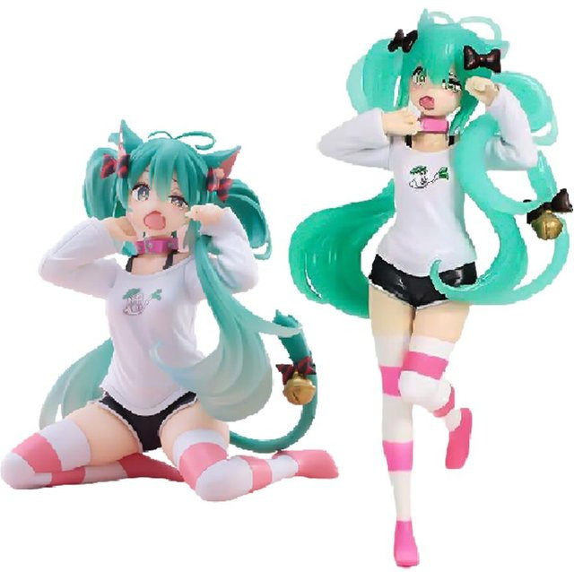 Fashnics Hatsune Miku Actionfigur, Neko T-Shirt Ver., 11cm, ab 3 Jahren - Bild 1