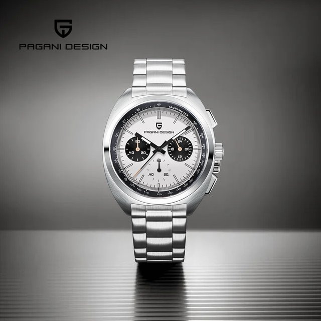 PAGANI DESIGN Chronograph, Quarz, Edelstahl, Saphirglas, Herren - Bild 1