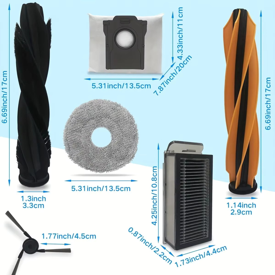 Dreame Zubehör Ersatzteile für Roboterstaubsauger X50 Ultra Complete, L50 Pro Ultra, X50 Master und L40s Pro Ultra in Multicolour - Bild 3
