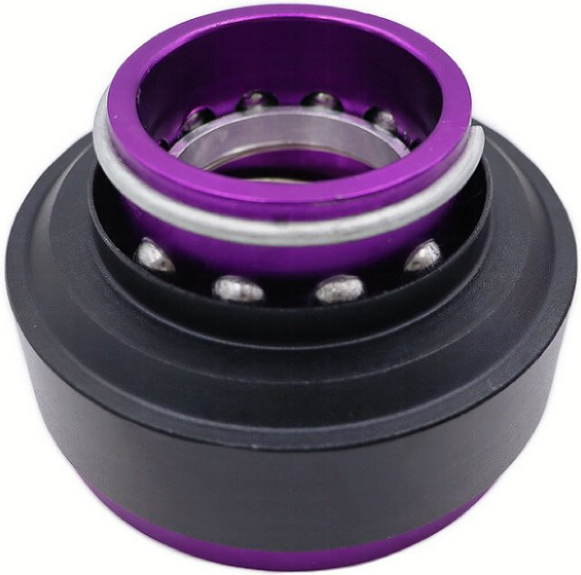 SIMAGIC M10 A/Mini MOZA kompatible Rennsimulator Lenkradnabe mit 6-Loch 70mm Schnellverschluss in Lila mit Logo - Bild 1