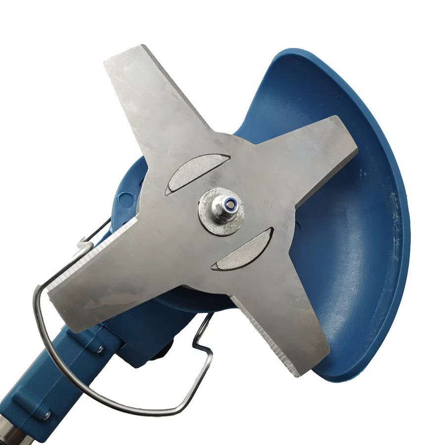 Universal Metall Pinsel Cutter Kopf für elektrische Rasenmäher und String Trimmer, 150mm, Silber - Bild 3