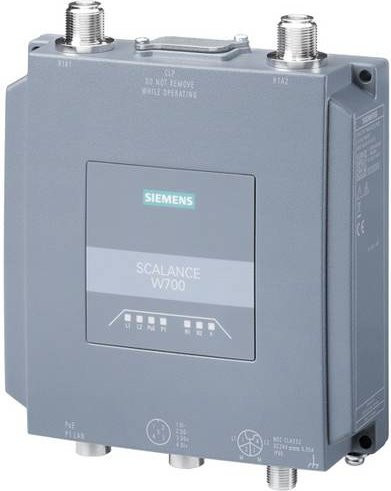 Siemens Industrial Ethernet Switch 6GK5766-1GE00-3DB0 in Grau mit 1 Gbit/s und Dual-Band Wi-Fi 6 Unterstützung - Bild 1