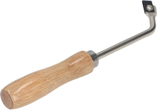Neoglint Groover Nutmesser aus Stahl und Buche für PVC und Kunststoff Bodenbeläge, Braun - Bild 1