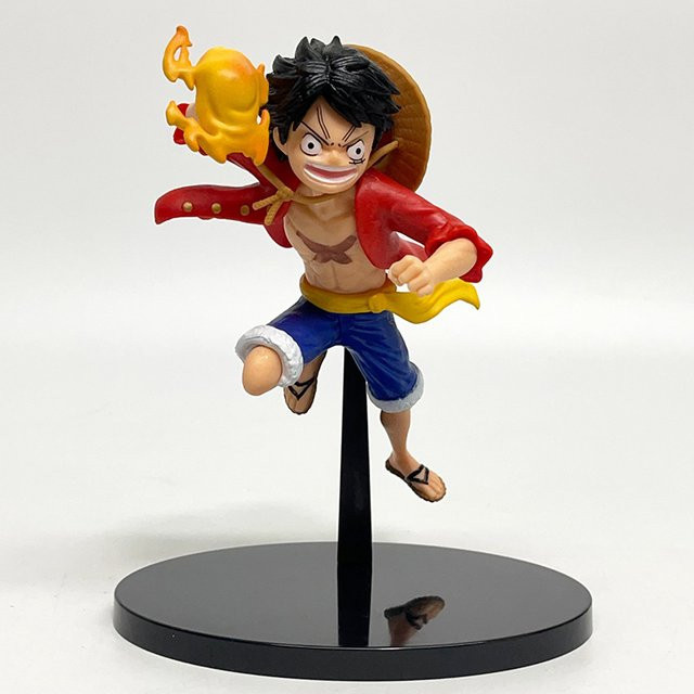 Bandai One Piece Luffy Kampf-Luffy Handheld Modell Spielzeugauto Ornament - Bild 1