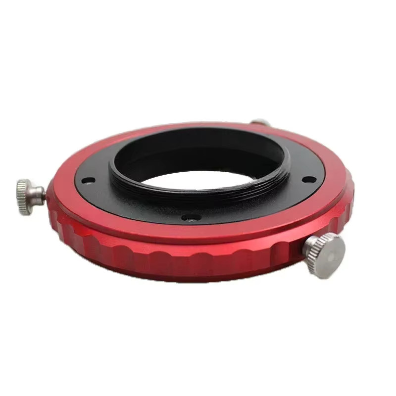 NYBOOCRA CAA 3-in-1 Modularer Rotator in Rot für Astrofotografie mit M42, M48 und M54 Gewinden für Teleskop-Kamera-Zubehör - Bild 4