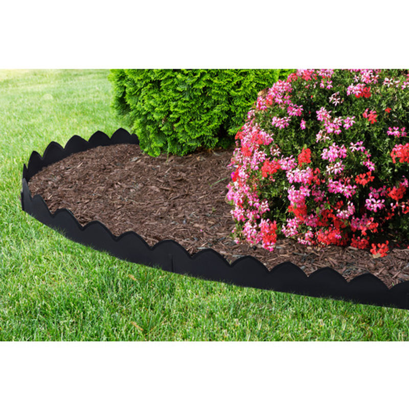 FLORAWORLD Rasenkante aus Kunststoff in Grau Anthrazit, gewellt, B/H: 65 x 15 cm - Bild 2