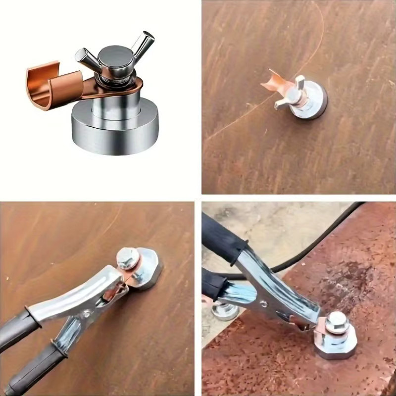 DGEV Magnetische Erdungsklemme für Schweißarbeiten in Silber - Bild 4