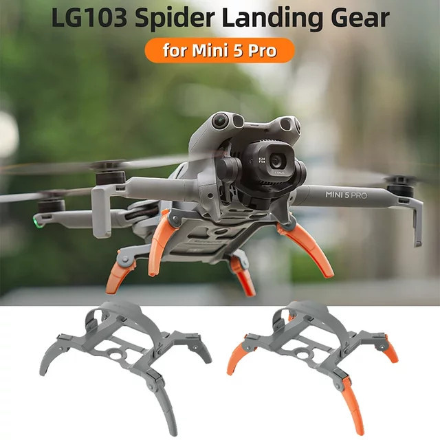 DJI Mini 5 Pro Fahrwerk mit Landungsbeinschutz und erweiterten faltbaren Füßen - Bild 1