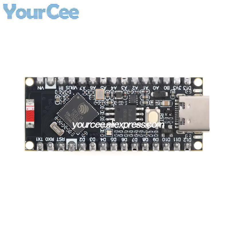 ESP32-S3-Nano Programmierbarer Controller Core Entwicklungsboard-Modul mit Wi-Fi und Bluetooth von Your Cee in Schwarz - Bild 2