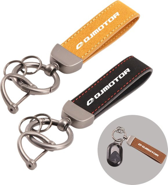 QJMOTOR Schlüsselanhänger Wildleder, Unisex - Bild 1