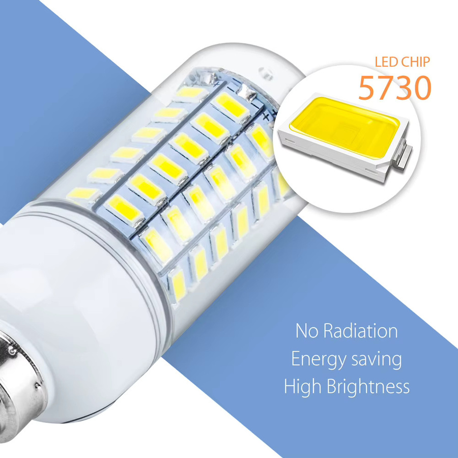 LED Maisbirne E27 Deckenleuchte für deine Innenbeleuchtung in Weiß mit wählbarer Lichtfarbe Warmweiß oder Kaltweiß - Bild 3
