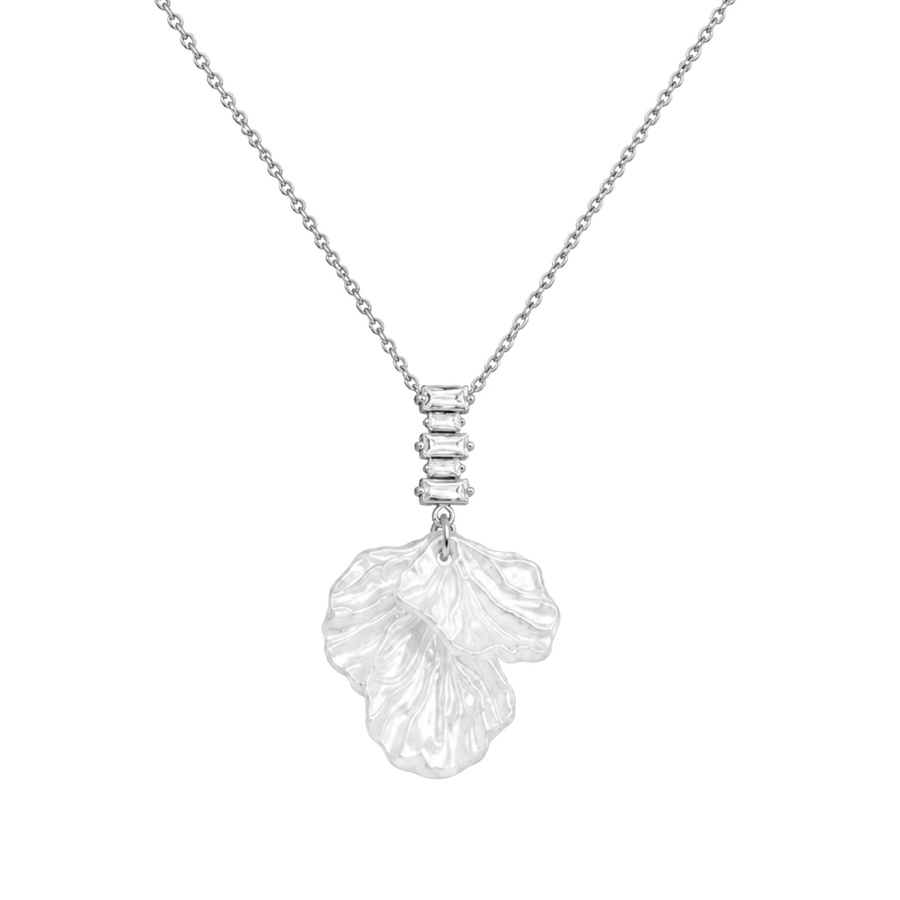 Heideman Kette Edelstahl, Silber, Kristall, Damen, 45,0 cm - Bild 1