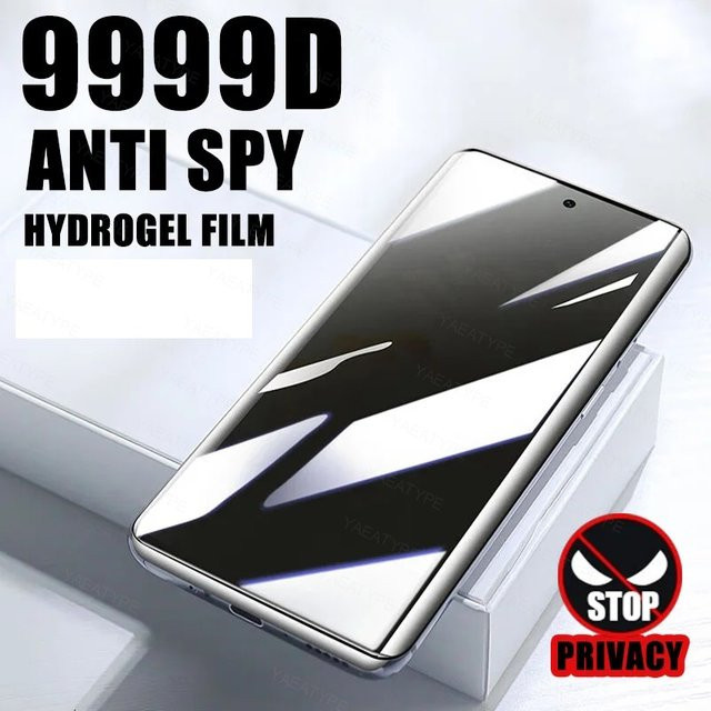 3 Stück Privatsphäre Hydrogel Displayschutzfolie für Oppo Reno 10 5G Pro Plus und Reno 10 Pro 5G - Bild 1