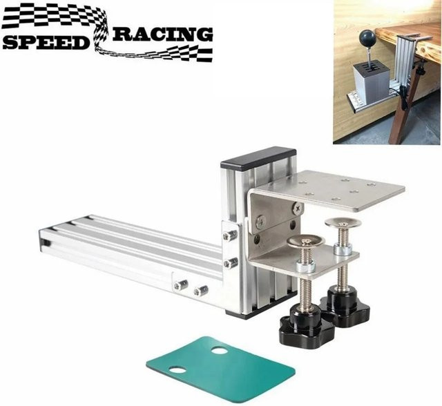 H-Getriebe Shifter Leuchte mit Clamp-Montage für Logitech G29 G25 G27 G920 und Thrustmaster T300RS GT in Silber - Bild 1