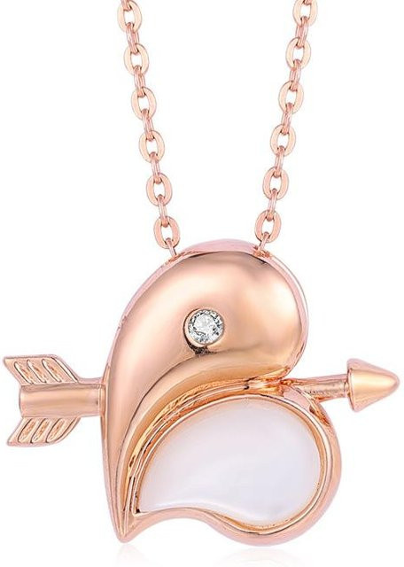 Halskette 750 Roségold, Diamant, Damen - Bild 1