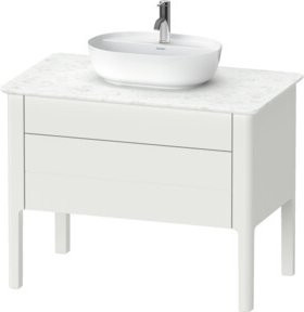 Duravit Waschtischunterschrank Luv in Weiß, B/T/H: 93,8 x 57 x 74,3 cm - Bild 1