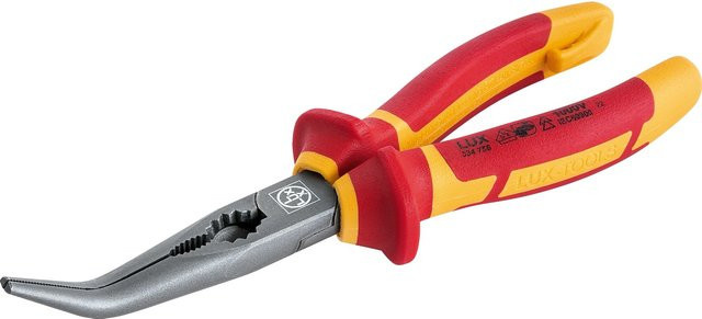 LUX-TOOLS Telefonzange VDE Professional Long Nose, Rot, 200 mm - Bild 1
