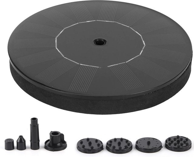 TOMTOP JMS Solar Wasserbrunnen Set für den Garten als schwimmendes Ornament - Bild 1