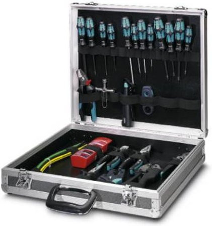 Phoenix Contact TOOL-CASE BASIC 1212428 Werkzeugkoffer bestückt in Silber