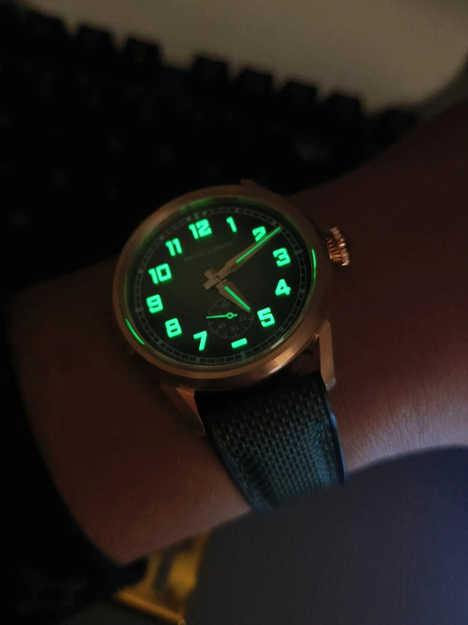 Specht&Söhne Armbanduhr, Herren, Automatik, grünes Zifferblatt, Silikonarmband - Bild 5