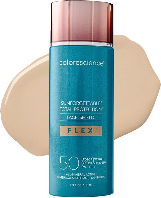 Colorescience Sunforgettable Face Shield Flex Sonnenschutz, LSF 50, 53 ml, Hell - Bild 1