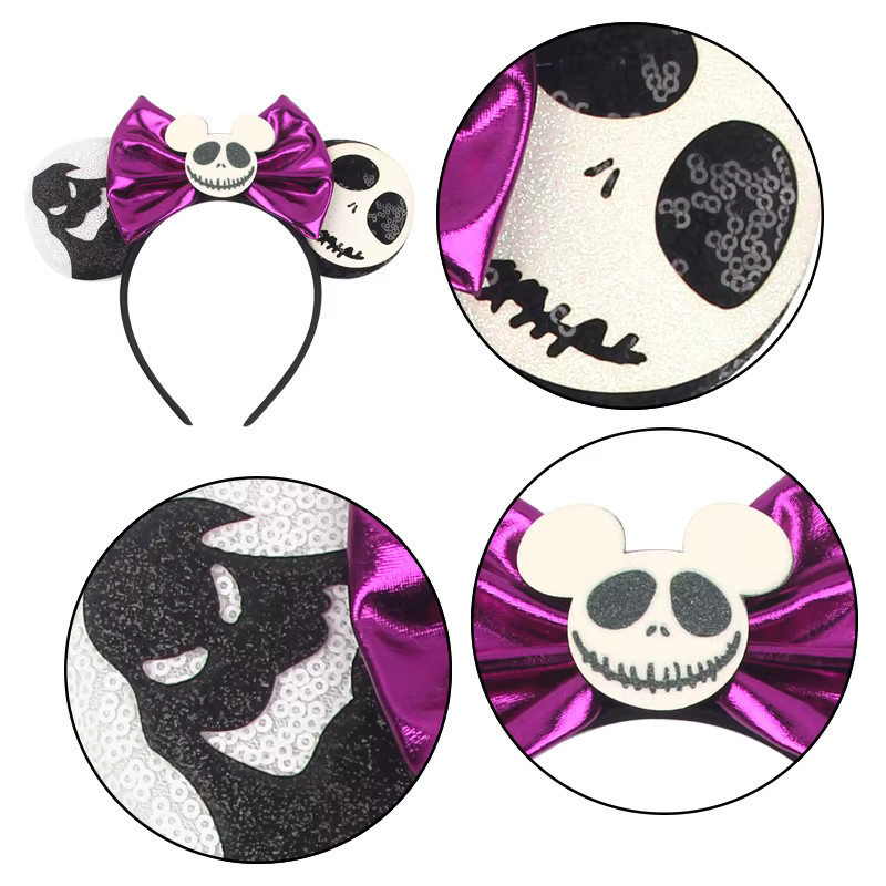 HEROCROSS Mickey Mouse Ohr-Stirnbänder, Disney, Haarschmuck für Mädchen - Bild 3