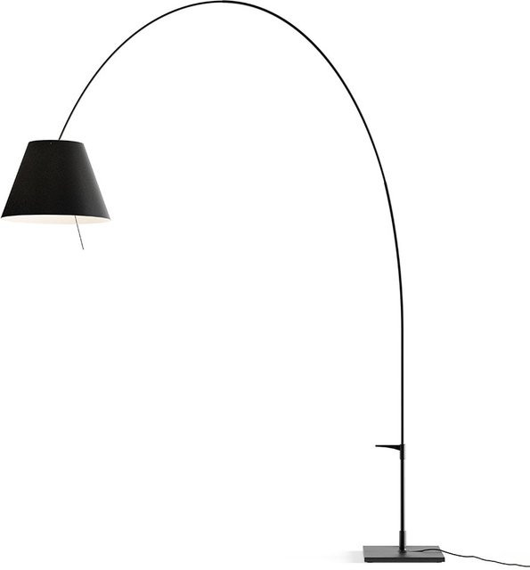 Luceplan Lady Costanza D13Ed Terra Bogenleuchte in Schwarz, dimmbar und verstellbar - Bild 1