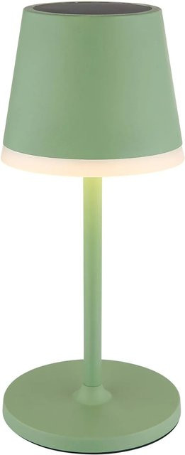 Globo Solarleuchte LED Bollard aus Metall in Blassgrün mit verstellbarer Höhe, Durchmesser: 11 cm, Höhe: 41 cm - Bild 1