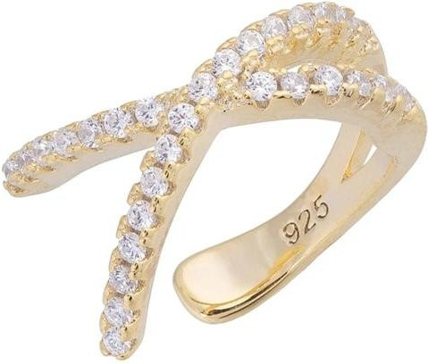 ROXI Clip-Ohrringe, 925 Silber, Zirkonia, Damen Herren - Bild 1