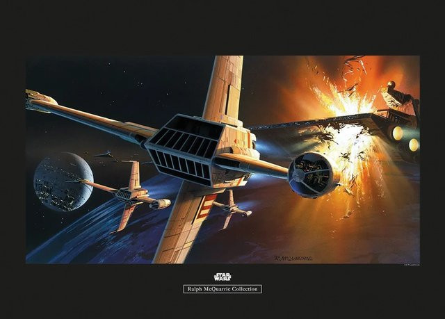 Komar Wandbild Star Wars Orbit War Paper Poster Multicolour B: 70 cm, H: 50 cm - Bild 1