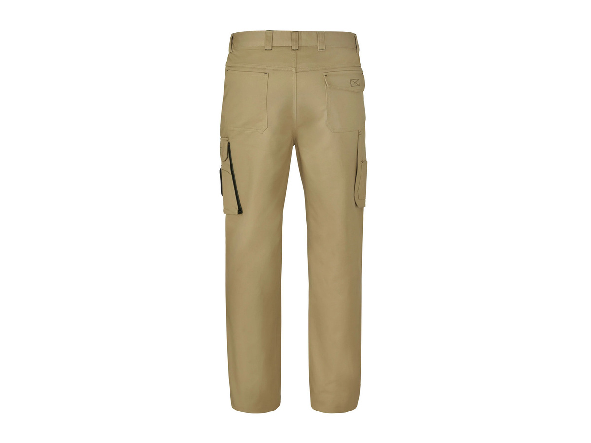 PARKSIDE Herren Arbeitsbundhose aus Poly-Cotton in Beige mit Kniepolstertaschen - Bild 2