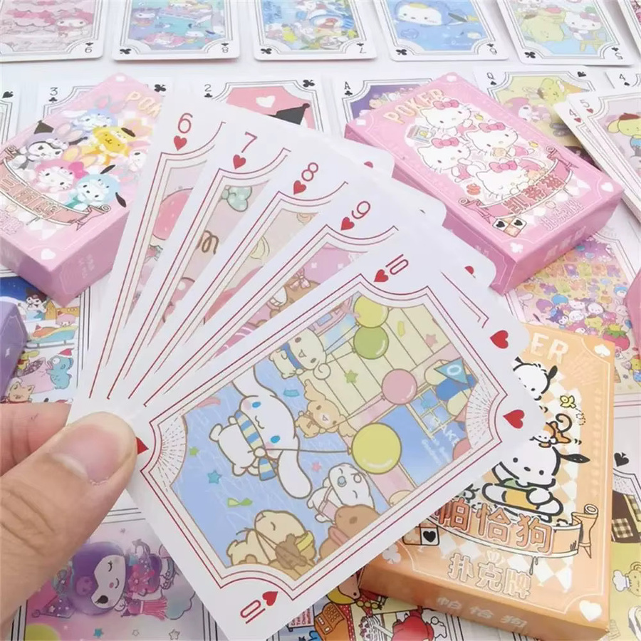 Sanrio Poker, Kartenspiel, Bunt / Mehrfarbig - Bild 1