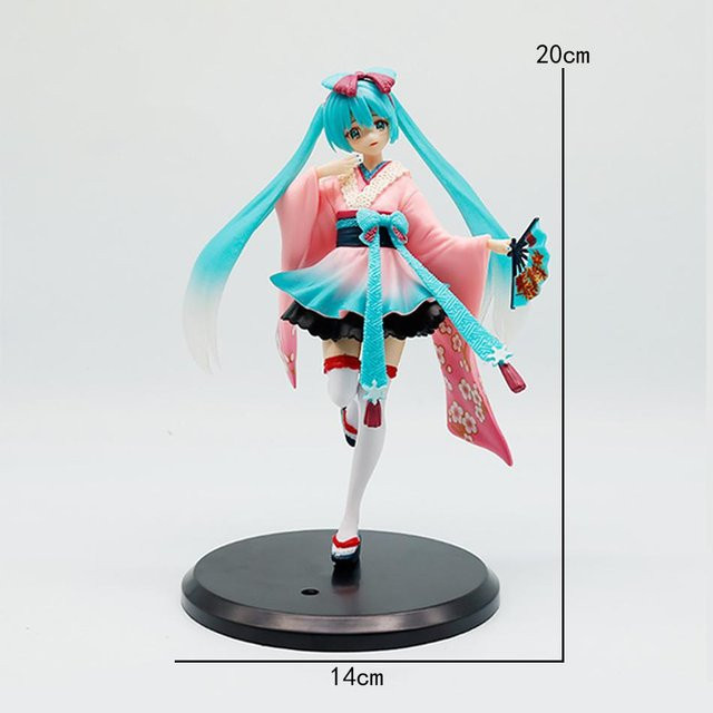 Wucifang Jewelry Hatsune Miku Figur, Rosa Kleid, 20cm, ab 14 Jahren - Bild 1