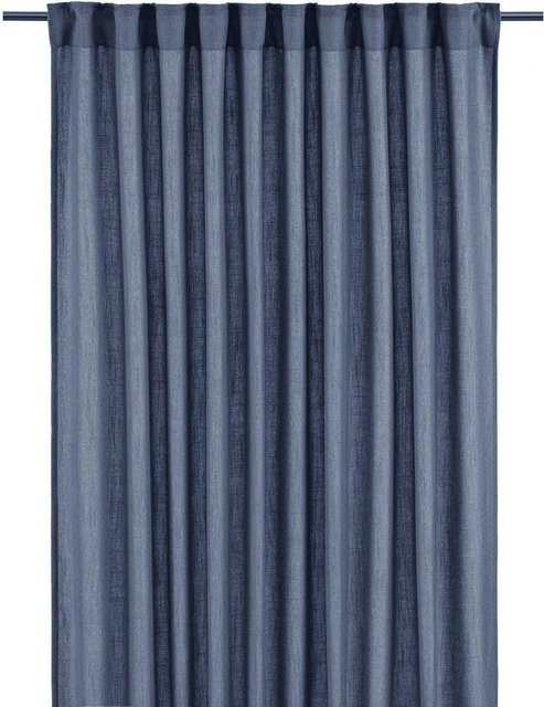 Svanefors Vorhang Cecil, 2er-Pack, blau, halbtransparent, B: 145 cm, H: 320 cm - Bild 1