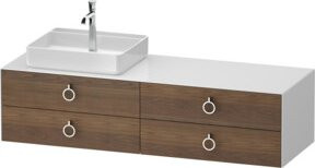 Duravit Waschtischunterschrank White Tulip in White, Breite: 160 cm, Tiefe: 55 cm, Höhe: 40,8 cm - Bild 1