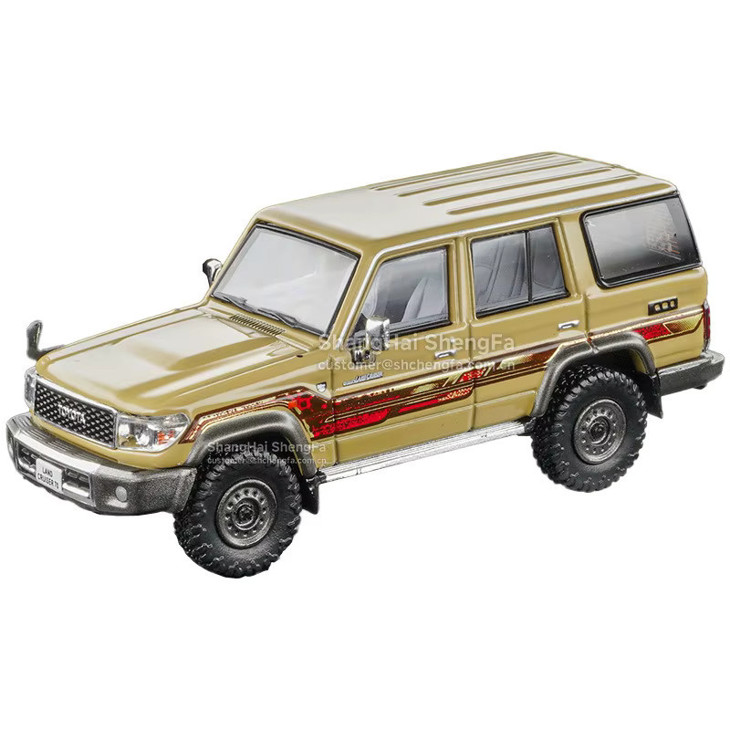 MaiSiDi Toyota Land Cruiser LC76 Hardcore Off-Roader, 1:64, Legierungsdruckgussmodell, SUV-Sammlerfahrzeug - Bild 3