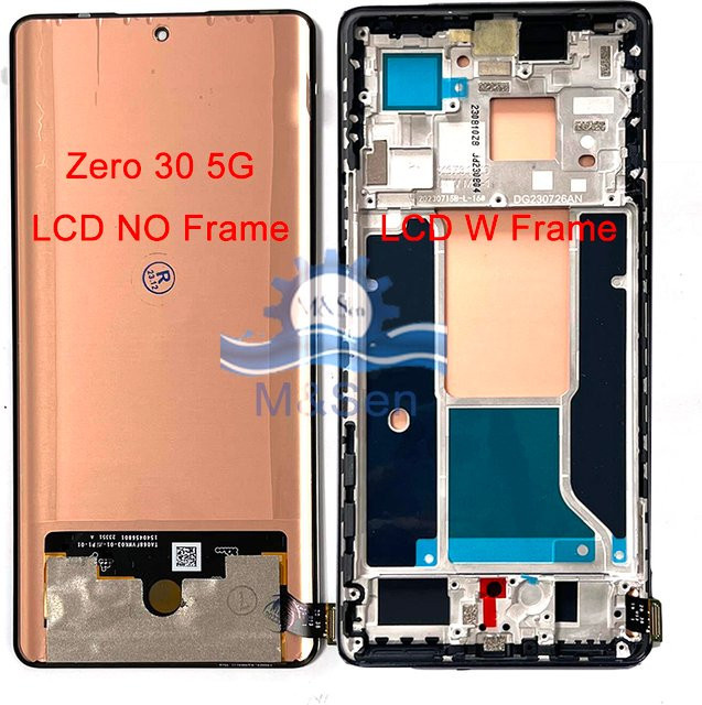 Infinix Zero 30 4G und Zero 40 5G Ersatzdisplay mit 6,78 Zoll Original AMOLED LCD Bildschirm und Rahmen - Bild 1