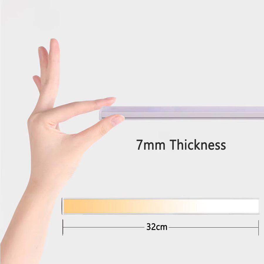 CENFAYA Tuya Zigbee CCT LED Unterbauleuchte in Weiß, dimmbar, Länge: 30 cm, kompatibel mit Alexa und Google Assistant - Bild 5