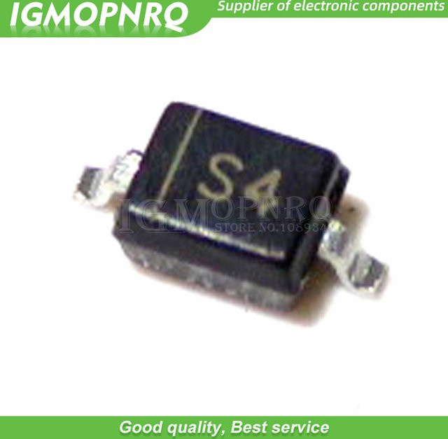 100 Stück 1N5819W Schottky-Schottky-Diode SOD-123 SMD 40V 1A Schwarz - Bild 1